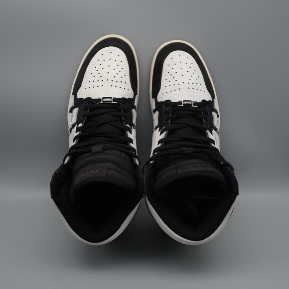 Amiri Skel Top High Mens Size 11 US 44 EU Black White Sneakers - Picture 6 of 13